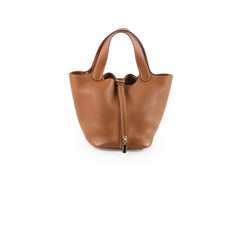 Hermes Picotin 18 Gold PHW A Stamp