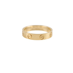 Cartier Love Ring Small Model Yellow Gold Size 51
