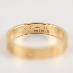 Cartier Love Ring Small Model Yellow Gold Size 51