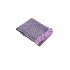Gucci GG Supreme Wool Scarf Purple