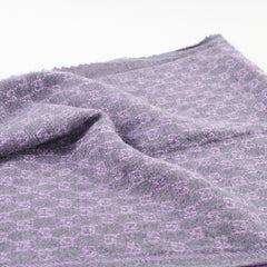 Gucci GG Supreme Wool Scarf Purple