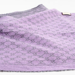 Gucci GG Supreme Wool Scarf Purple