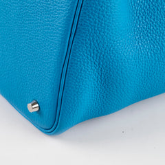 Hermes Picotin Lock 22 Eclat Blue frida/Rose mexico Y Stamp