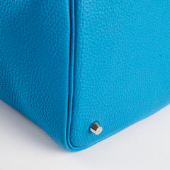 Hermes Picotin Lock 22 Eclat Blue frida/Rose mexico Y Stamp