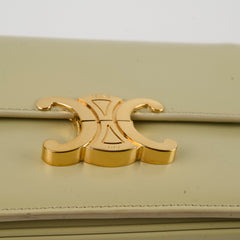 Celine Teen Triomphe Almond Green
