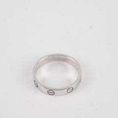 Cartier Love Ring Small Model White Gold Size 53
