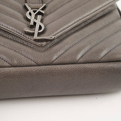 Saint Laurent Medium College Bag Dark Grey