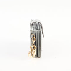 Christian Dior 5 Gusset Card Holder Blue