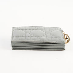 Christian Dior 5 Gusset Card Holder Blue