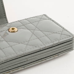 Christian Dior 5 Gusset Card Holder Blue