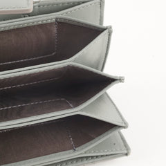 Christian Dior 5 Gusset Card Holder Blue