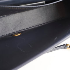 Chanel Nailed CC Full Flap Navy Flap Bag
