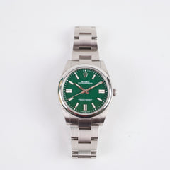 Rolex Oyster Perpetual 41MM Green Dial 124300 2022