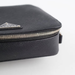 Prada Brisque Saffiano Crossbody Black