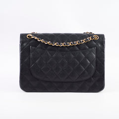 Chanel Double Flap Jumbo Black Caviar GHW