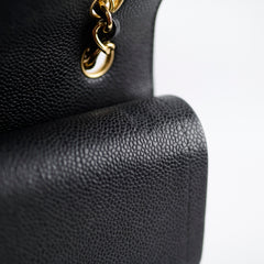 Chanel Double Flap Jumbo Black Caviar GHW