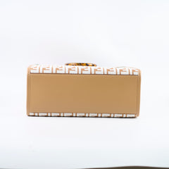 Fendi Sunshine Medium Rafia Beige / White