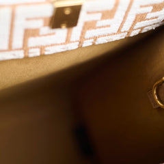 Fendi Sunshine Medium Rafia Beige / White