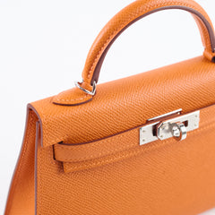 Hermes Kelly Epsom 93 Orange - Stamp K