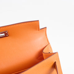 Hermes Kelly Epsom 93 Orange - Stamp K