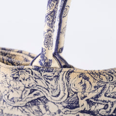 Christian Dior Book Tote Medium Blue