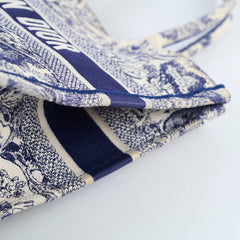 Christian Dior Book Tote Medium Blue