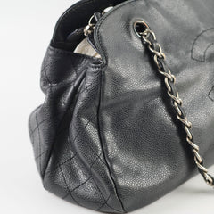 Chanel CC Bowler Caviar Black (13 series)