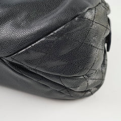 Chanel CC Bowler Caviar Black (13 series)