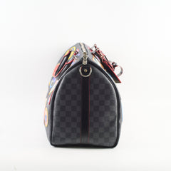 Louis Vuitton Keepall Bandouliere Damier Graphite Alps 45 Black/Grey