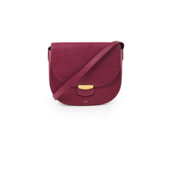 Celine Trotter Small Burgundy