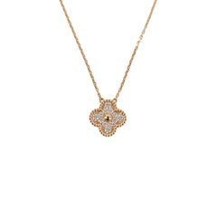 Van Cleef & Arpels Vintage Alhambra Diamond Necklace