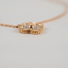 Van Cleef & Arpels Vintage Alhambra Diamond Necklace