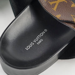 Louis Vuitton Bom Dia Comfort Mules Monogram Size 40
