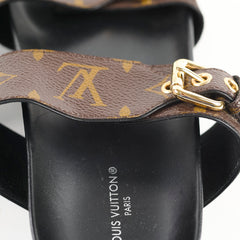 Louis Vuitton Bom Dia Comfort Mules Monogram Size 40