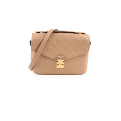 Louis Vuitton Pochette Metis Empreinte Beige