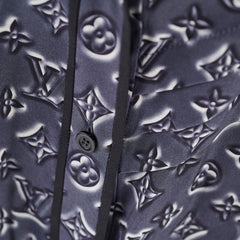 Louis Vuitton Straight Classic Monogram Silk Shirt Size 36