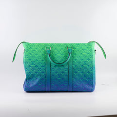 Louis Vuitton Virgil Illusion Keepall Tote Taurillon Leather