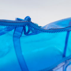 Louis Vuitton Virgil Abloh's 2019 Spring/Summer Clear Monogram Keepall 50 Bandoulier Blue