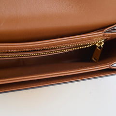 Celine Teen Triomphe Bag Small Cream Brown