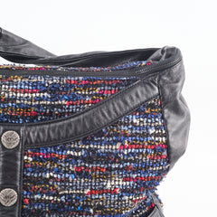 Chanel Tweed Large Girl Shoulder Bag