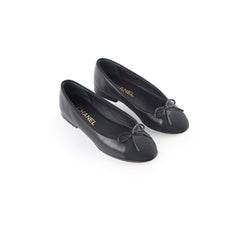 Chanel Ballet Flats Black Size 35.5C