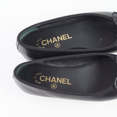 Chanel Ballet Flats Black Size 35.5C