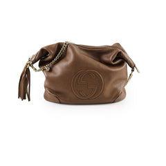 Gucci Soho Chain Shoulder Bag Brown