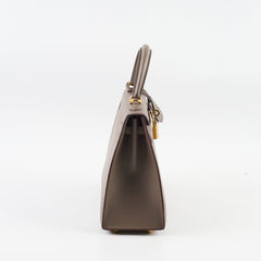 Hermes Kelly 25 Epsom Gris Etain - Stamp D