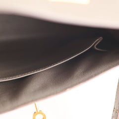 Hermes Kelly 25 Epsom Gris Etain - Stamp D