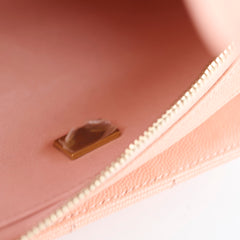 Chanel Seasonal Flap Caviar Peach / Pink