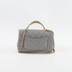 Chanel Mini Rectangular Top Handle Grey
