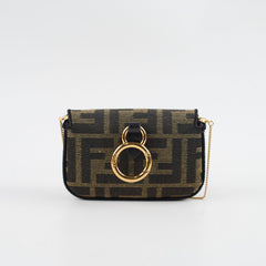 Fendi Nano Baguette Canvas Charm
