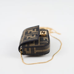 Fendi Nano Baguette Canvas Charm