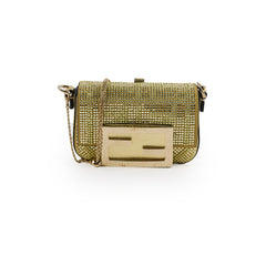 Fendi Nano Baguette Gold